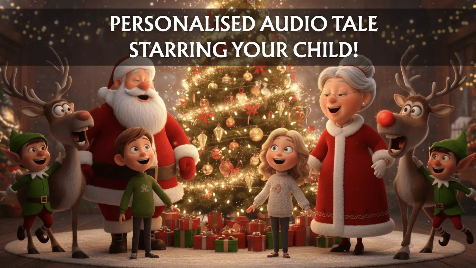 Personalised Audio Tale Starring Your Child: Father Christmas
