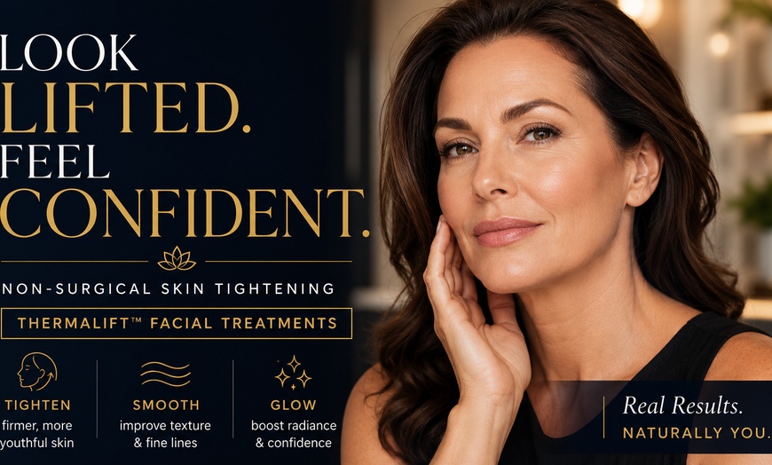 Image 2: Non-Surgical ThermaLift Facial Skin Tightening & Rejuvenation