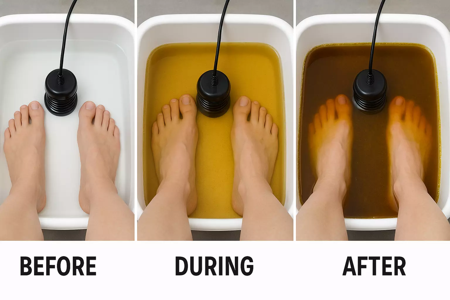 Relax and Rebalance: Ionic Detox Foot Bath for One Person