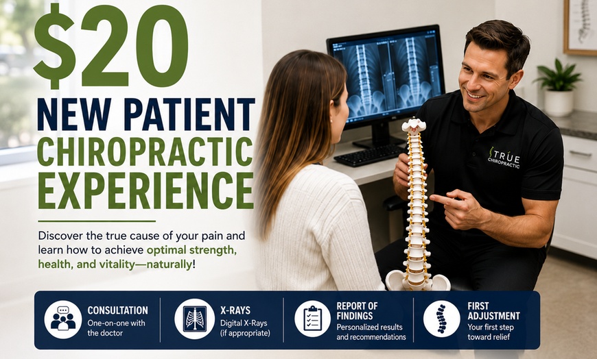 Image 5: Up to 91% Off on Chiropractic Services at TRUE CHIROPRACTIC
