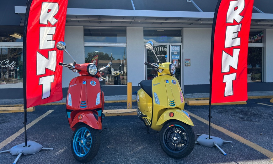 Image 4: Extend the Fun: 2, 4 or 8-Hour 50cc Vespa/Scooter Rentals