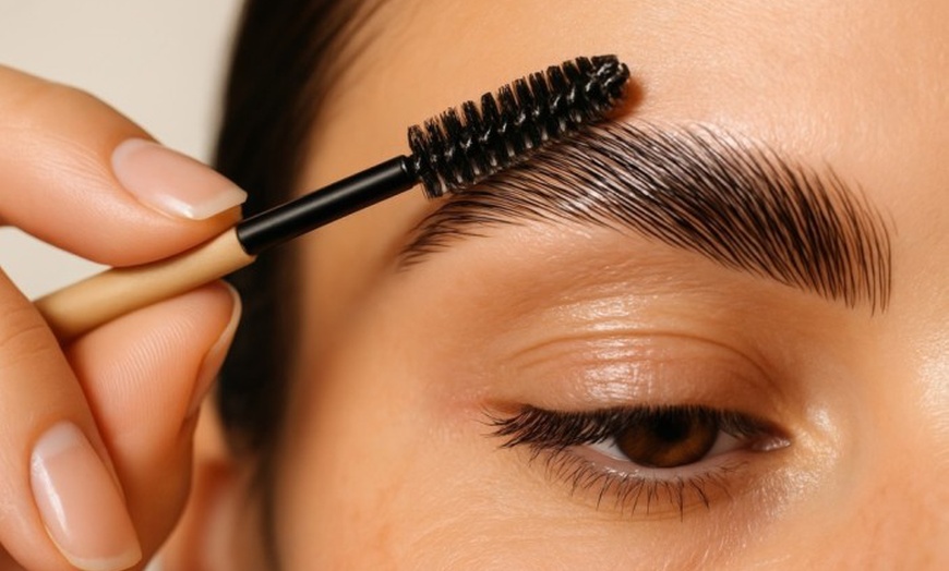 Image 1: Enhance your brows with Brow Sculpt, Tint, and Lamination 