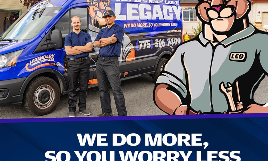 Image 1: Get your Furnace, and A/C Tune-Up with an Optional Water Heater Flush!