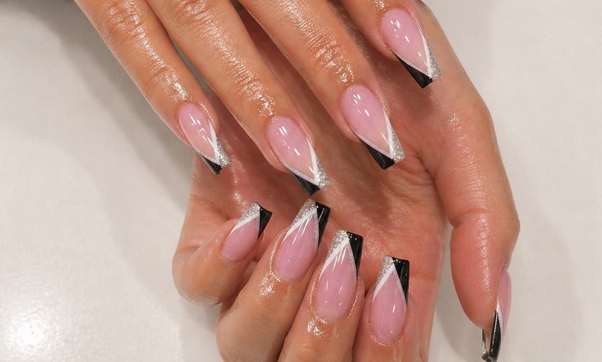 Image 8: Experience the Luxury Nail Package or Gel Manicure & Pedicure Services