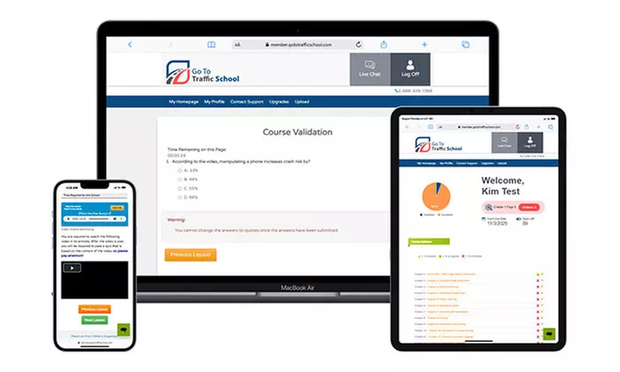 Online Texas Driver's-Ed or Traffic-School Course from CyberEdDriverEd.com and GetDefensive.com (Up to 52% Off)