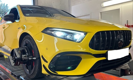 Contrôle & réglage du parallélisme avant avec rapport imprimé - SANCHEZ GÉOMÉTRIE