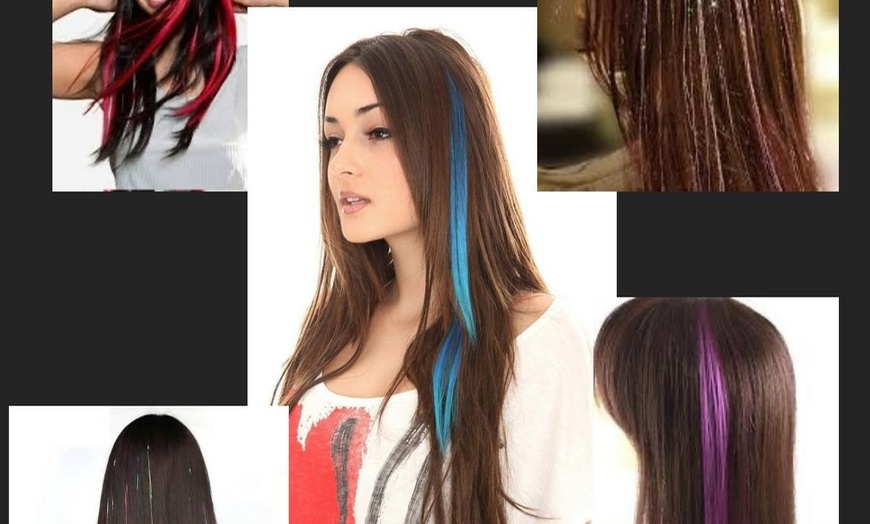 Image 2: Sew-In, Tape-In, Micro-Link, Invisible, and Colour/Glitter Options
