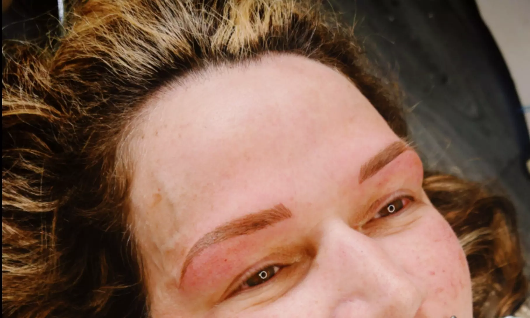 One Permanent Eyebrow or Lip Blush Tattoo Session & Top Up