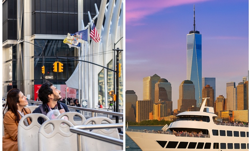 Image 3: Double Views: NYC Night Bus Tour and Free Statue of Liberty Day Cruise