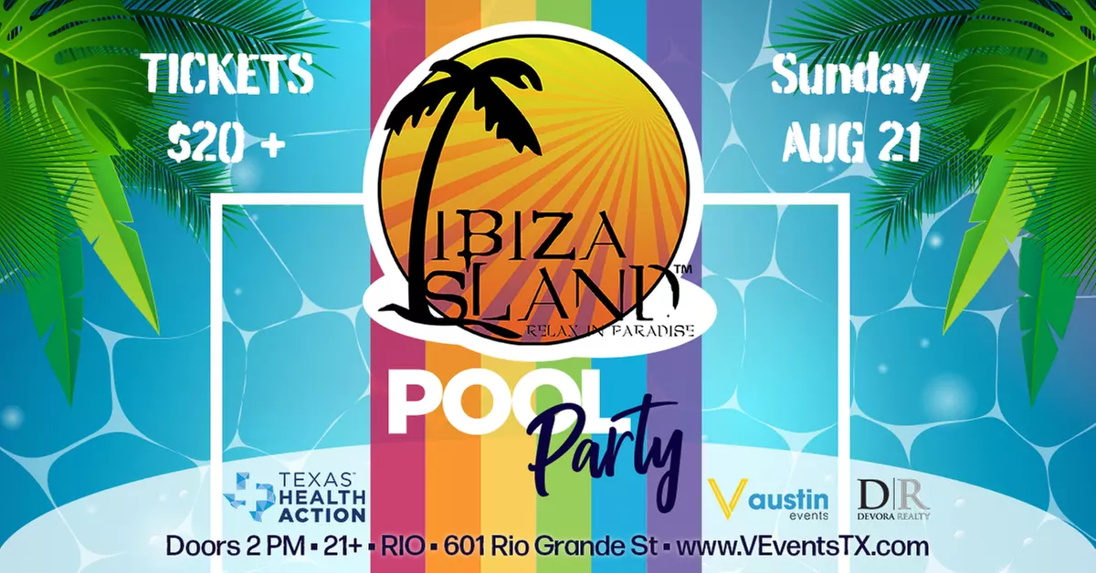 Ibiza Island - A PRIDE Pool Party at RIO Rooftop on Aug 21, 2022 - Primary Image