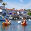 Image 1: Explore Huntington Beach with Kayaking Tours for Kids and Adults 