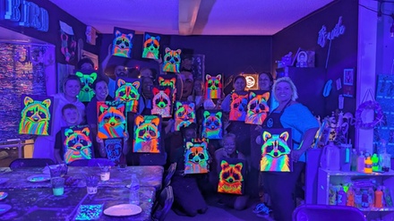 1 Person Ticket to Paint Event - Valid for already Scheduled Events on www.rarebirdartstudio.com - Rare Bird Art Studio