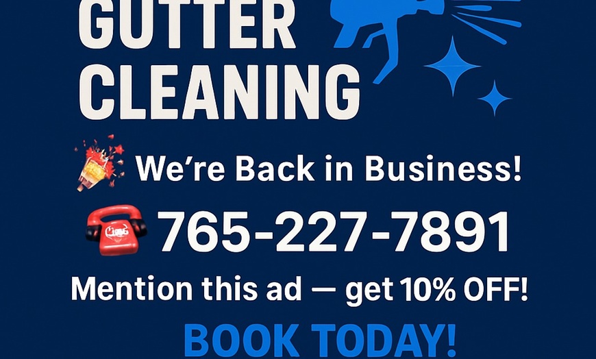 Image 1: Gutter Cleaning Services – One-Story or Two-Story Residential