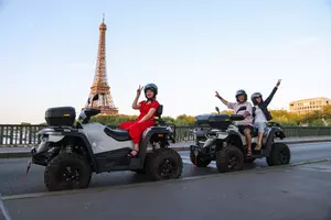 Balade guidée en quad électrique premium pour 1 ou 2 personnes à Paris (jusqu'à 44% de remise)