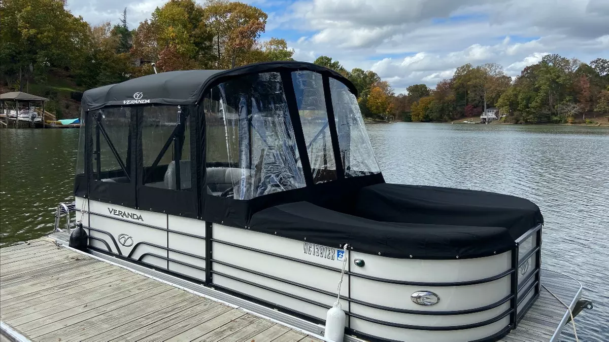 2- or 4-Hour Rental - Heated & Enclosed Pontoon Lake Wylie at Lake Wylie Boat Rental - Up to 25% Off - Primary Image