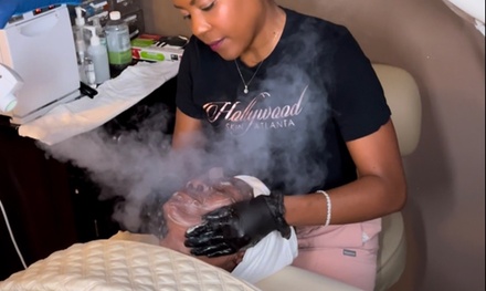 One Ageless Beauty Facial Package, Non-Surgical Microcurrent Face lift, and Anti-aging Eye Treatment - Hollywood Skin Atlanta