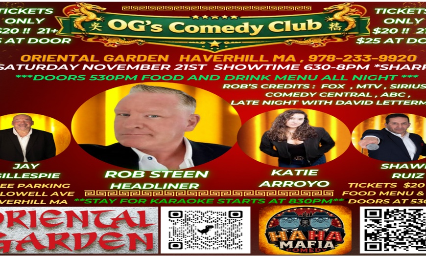 Image 4: OG's Comedy Dinner Show – Up to 26% Off