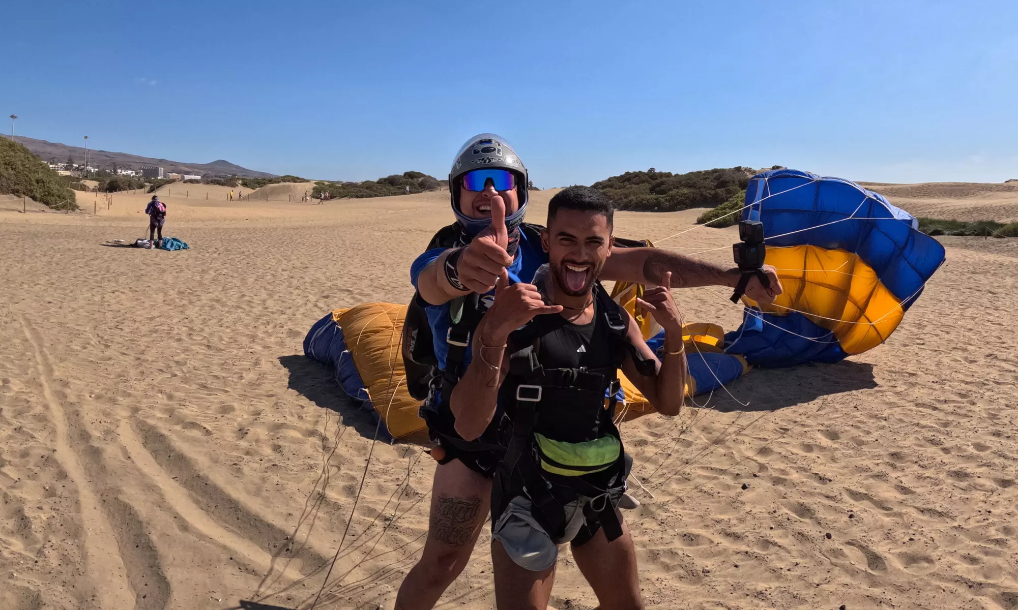 Salto en paracaídas y caída libre desde 3000 m con iJump Gran Canaria