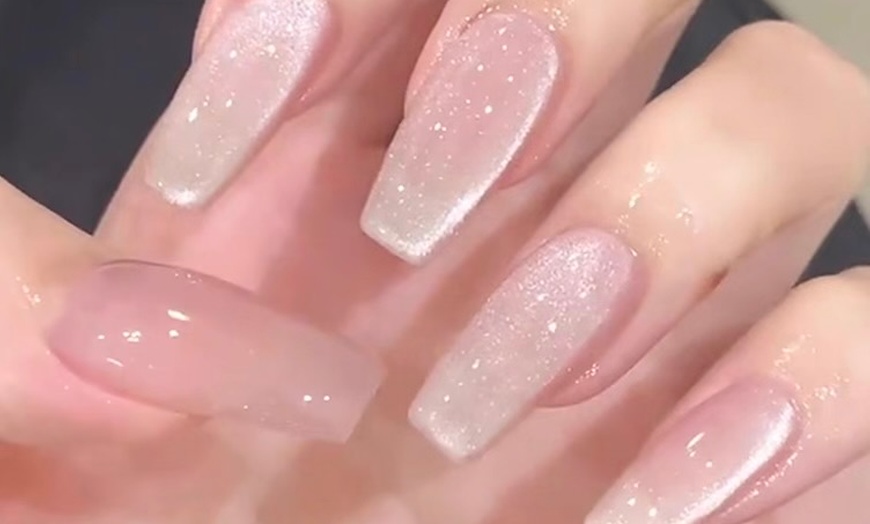 Image 2: Get Stunning Nails with Cat Eye or Mirror Chrome Gel Manicure or Pedicure at Ms Young (Up to 50% Off)