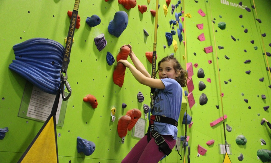 Image 3: Adventure Starts Here with a Four, Six, or Eight Climbing Day pass