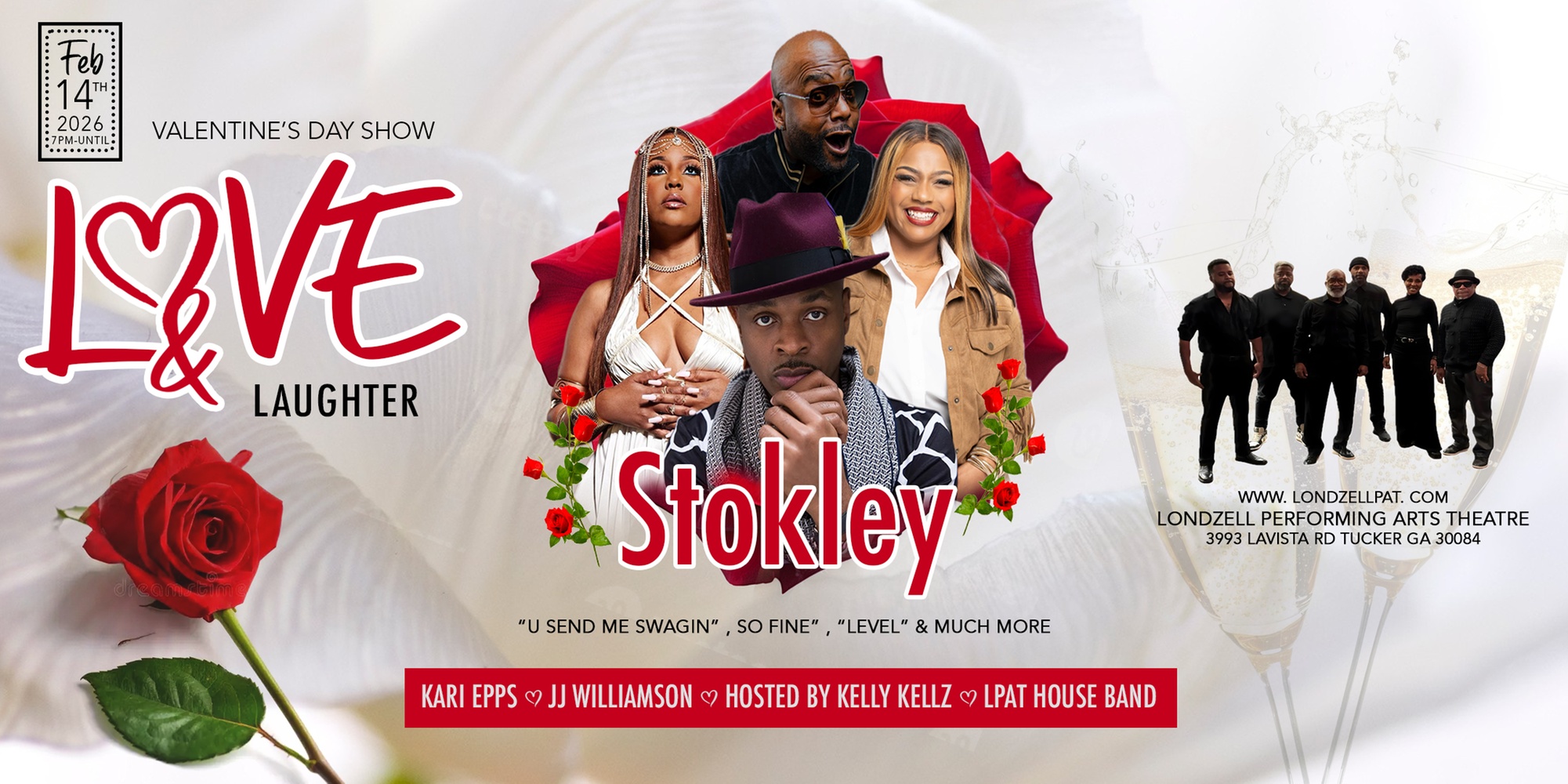 Love and Laughter Featuring Stokley & Friends on Feb. 14, 2026