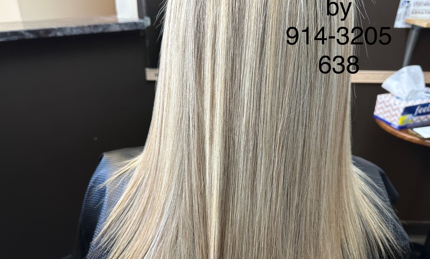 Image 1: Up to 60% Off on Salon - Straightening Treatment at silky hair and skincare