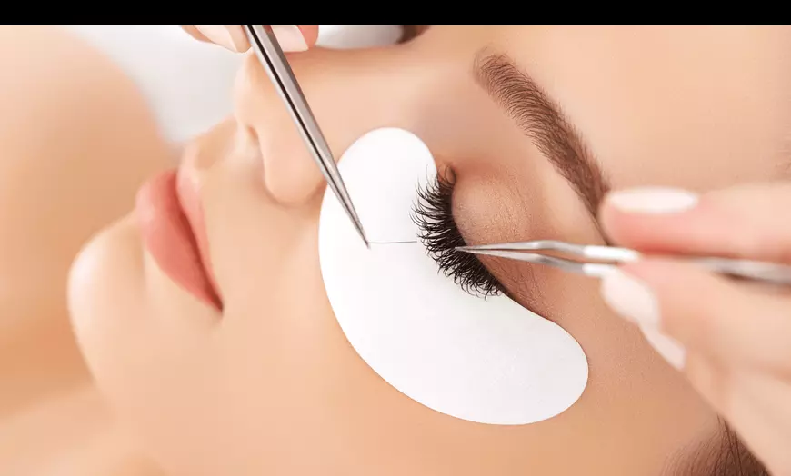 Image 1: Eyelash Extensions-Choose Fairy, Natural Volume, or Wet Wispy Mascara Style - Up to 53% Off