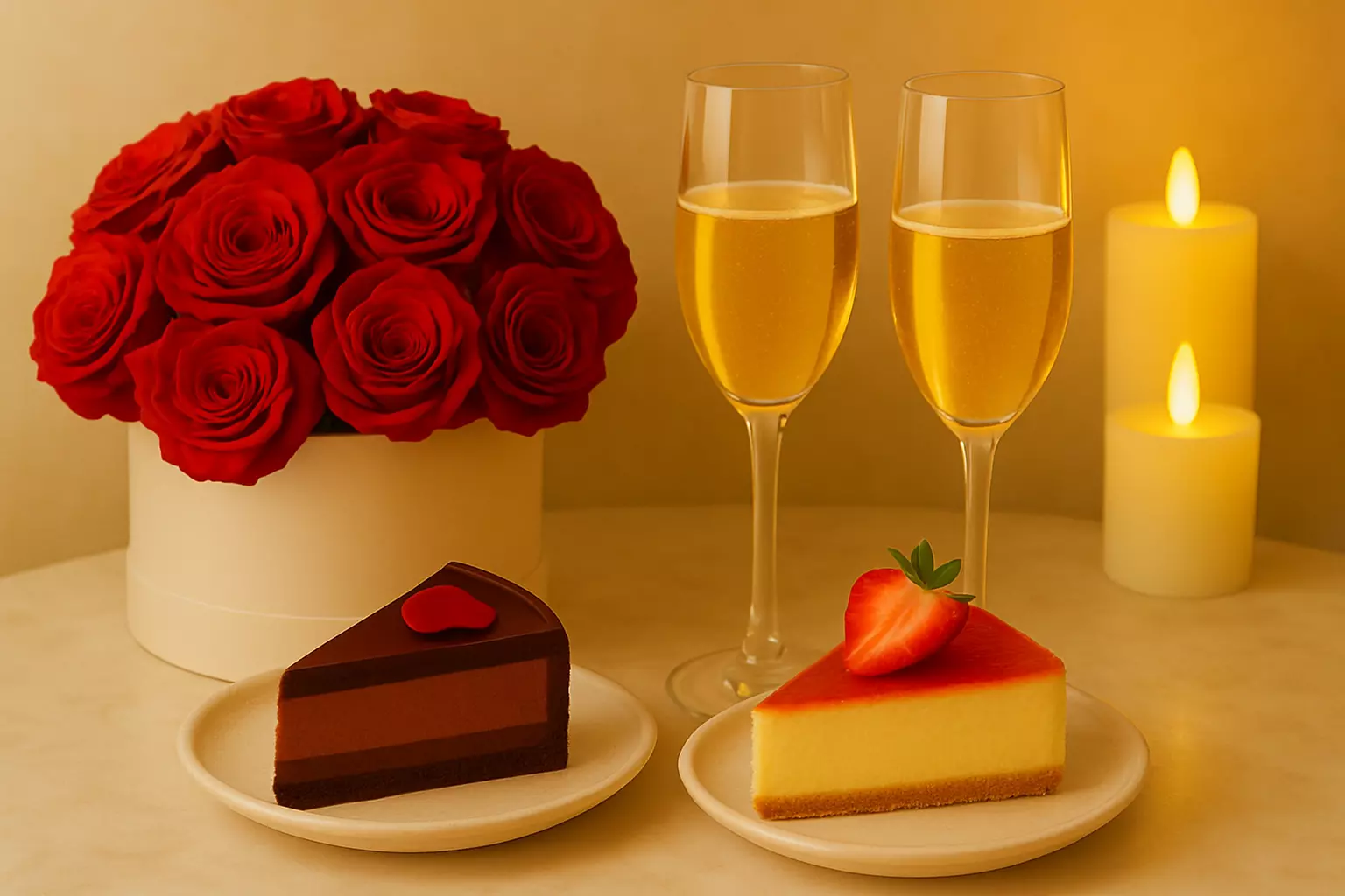 Romantic Birthday and Anniversary Couples Massage Celebration with Cake and Champagne at Hanako Spa (Up to 46% Off)