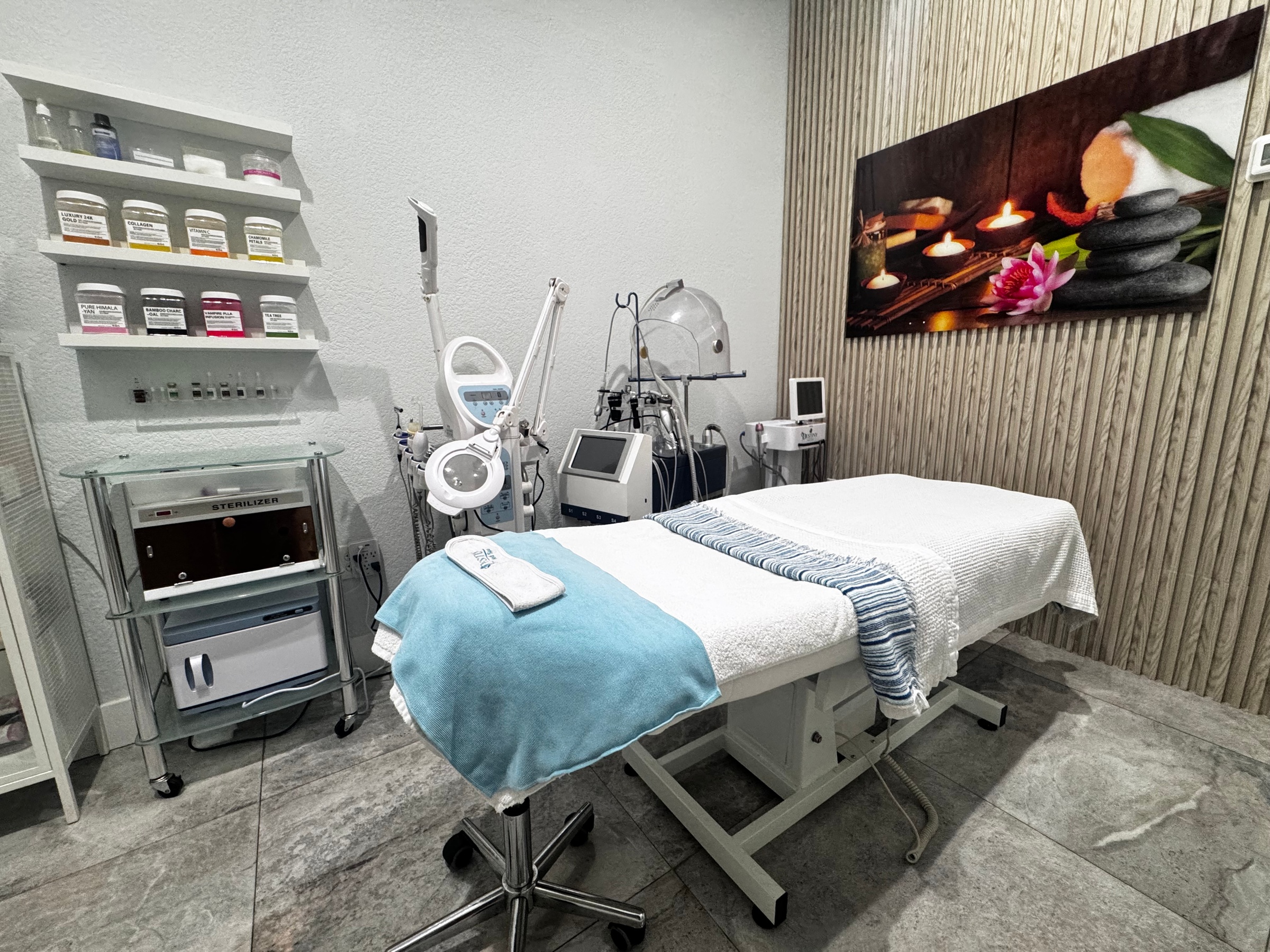 Relax with a Massage & Facial Package including a Complimentary Drink!