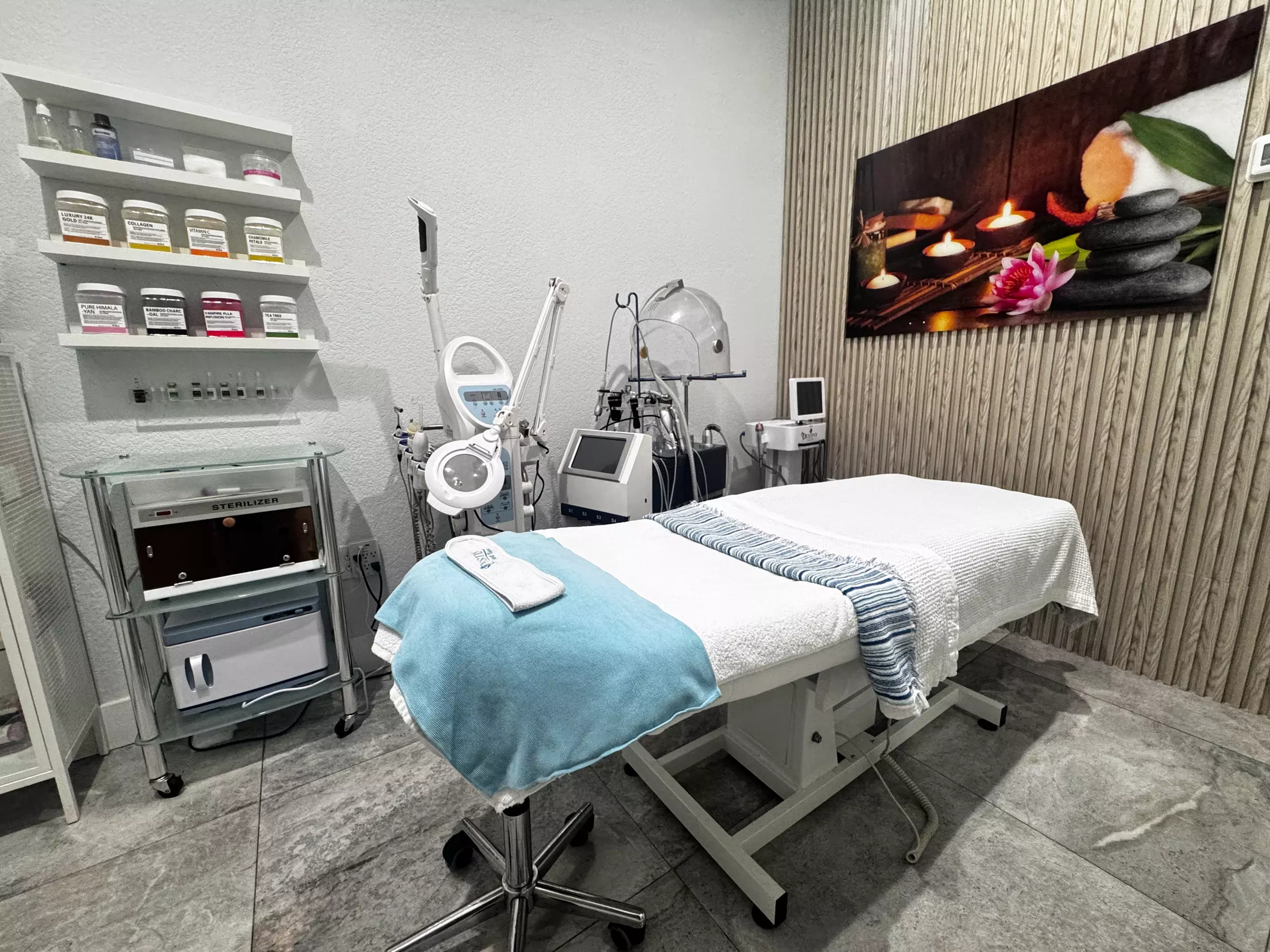 Relax with a Massage & Facial Package including a Complimentary Drink!