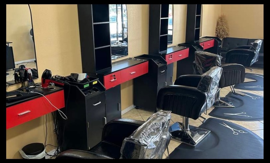 Image 4: Hair Color, Half or Full Highlights, Ombre or Balayage, Blowdry & More