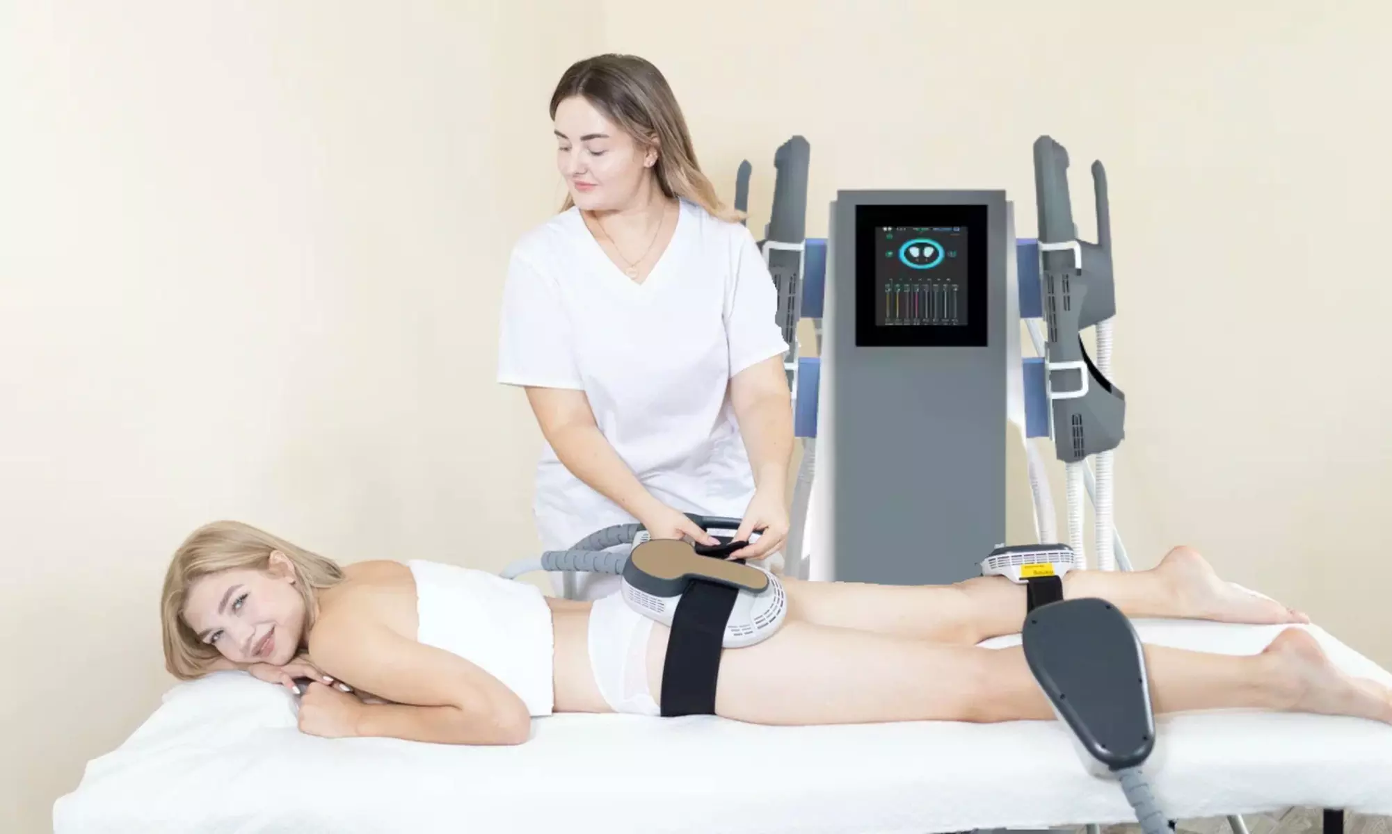Advanced Muscle Toning & Body Shaping (4 Pads, 2 Zones)