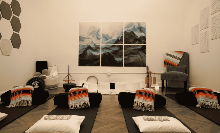 Image 5: 60-Min Small Group Sound Bath for Deep Relaxation & Restorative Rest