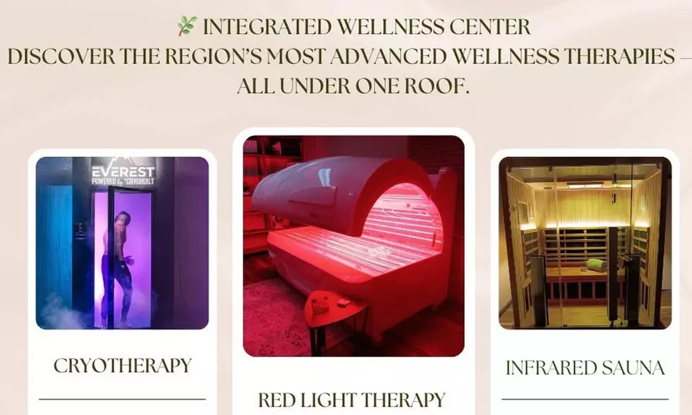 Relax, Reset & Recharge with Advanced Wellness Therapies: Cryotherapy, Red Light, & More (Up to 45% Off)