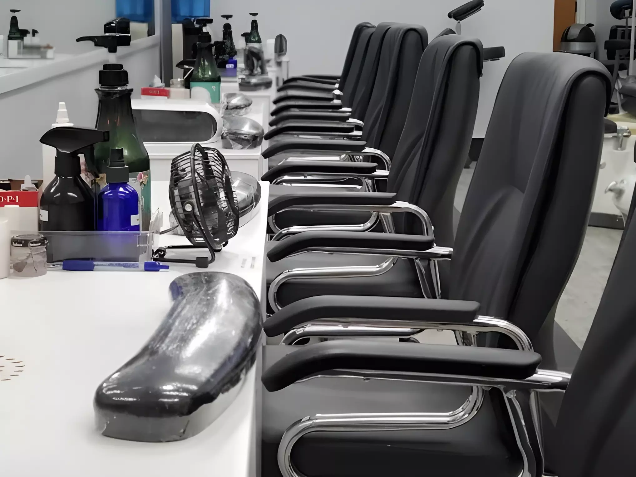 Nail Extensions w/ Chair Massage or Hot & Cold Pedi w/ Foot Massage