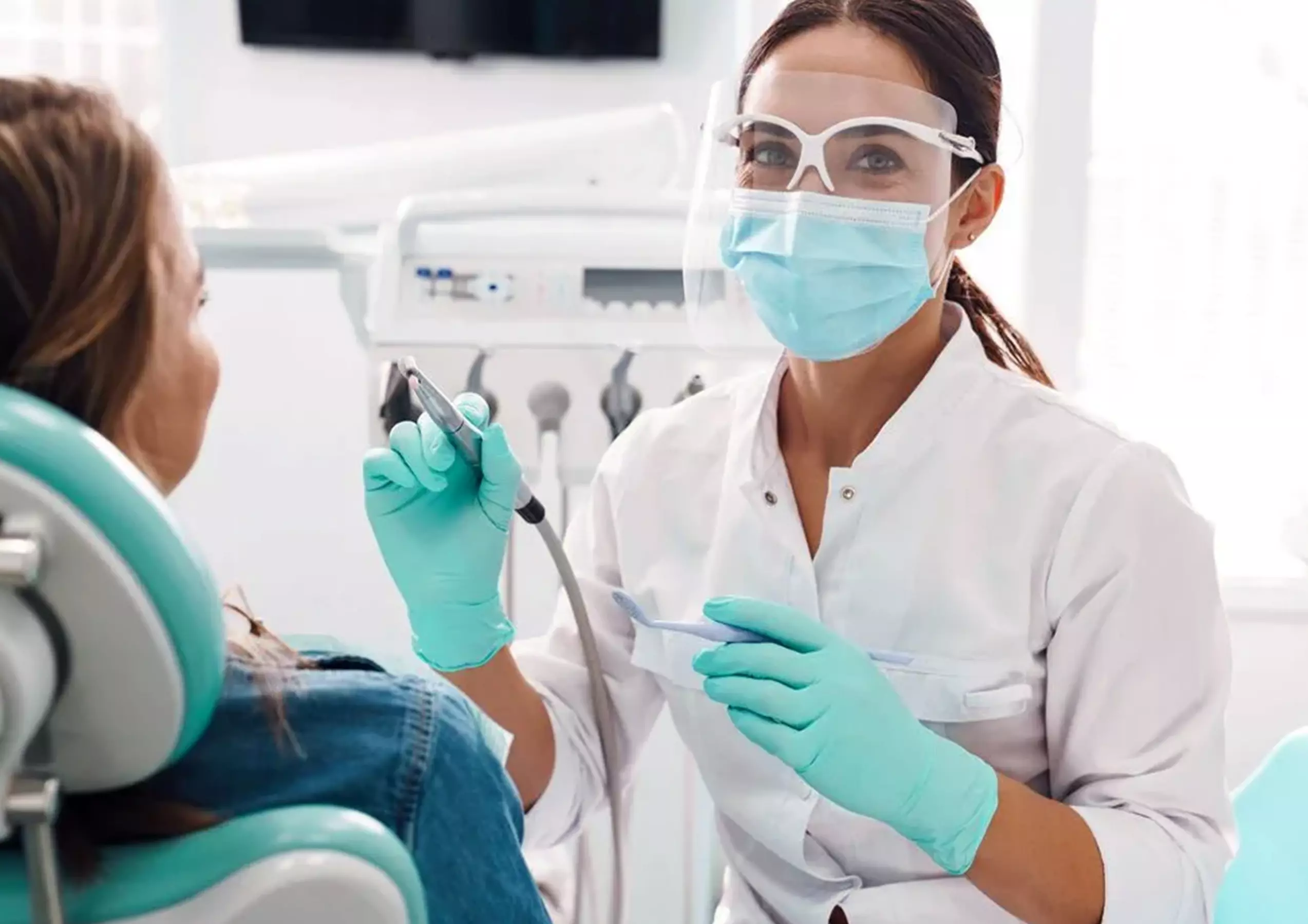 In-Office Crown Whitening Treatment with Consultation and Optional Whitening Kit at Green Dental (Up to 52% Off)