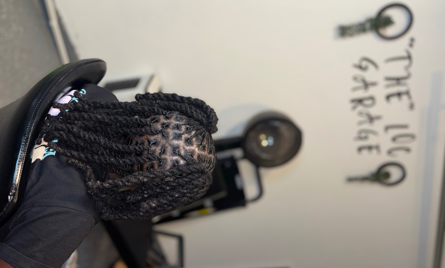 Image 1: Shampoo Retwist, 2-Strand/Comb Coil Locs or Shampoo + Silk Press