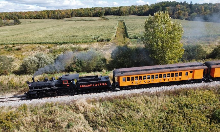 Image 2: Steam Engine Train Ride for Two or Four