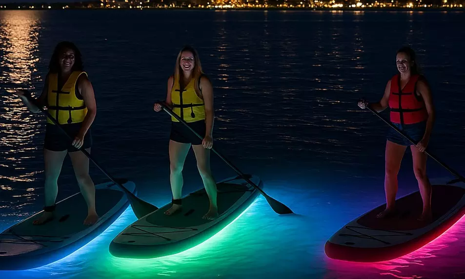 Explore Daytona's Night Waters on a Glow Paddleboard Tour