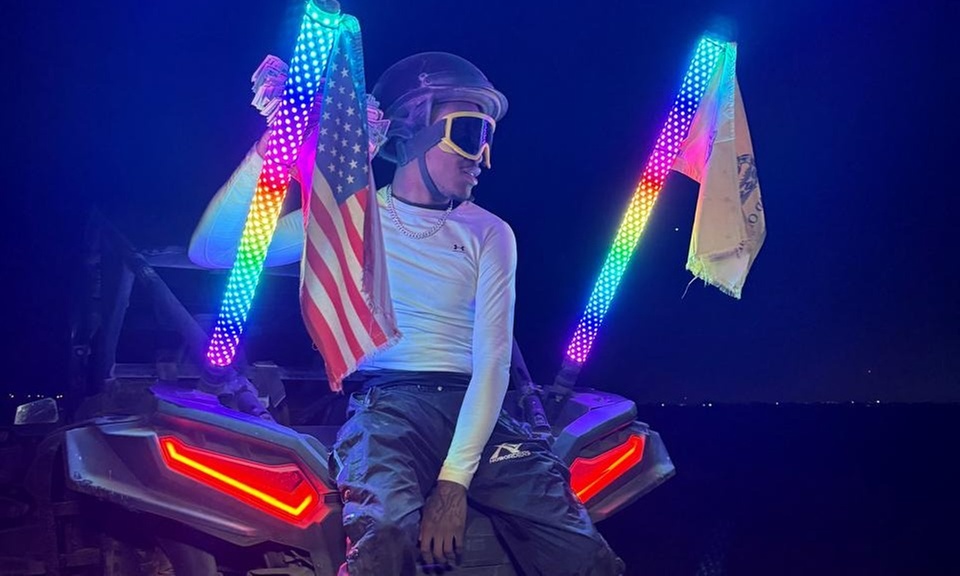 Experience an Adrenaline-Pumping Nighttime ATV Ride on Glowing Trails with Osuna Off Road Adventures