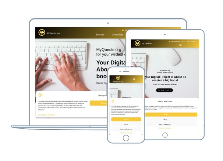 Bis zu 53% Rabatt auf Webdesign bei MyQuests.org