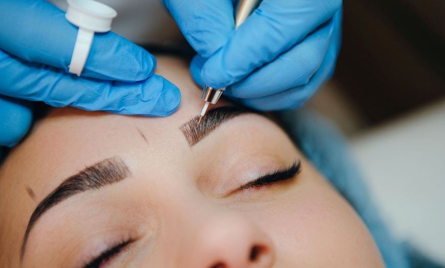 Image 2: Perfect Your Brows: One Microblading Session with Optional Touch-Up 