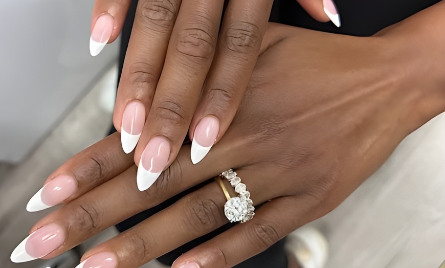 Image 4: Nail Extensions w/ Chair Massage or Hot & Cold Pedi w/ Foot Massage