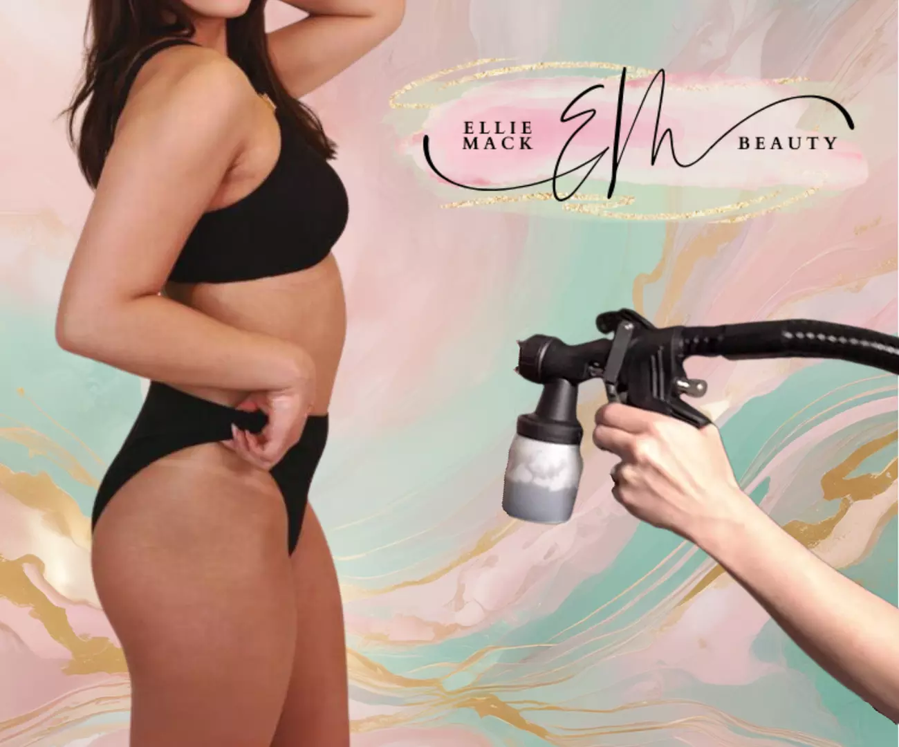 One, Two, or Three Customized Airbrush Spray Tans for a Natural Glow at Ellie Mack Beauty (Up to 55% Off)