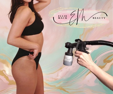One Customized Airbrush Spray-Tan Session - Ellie Mack Beauty