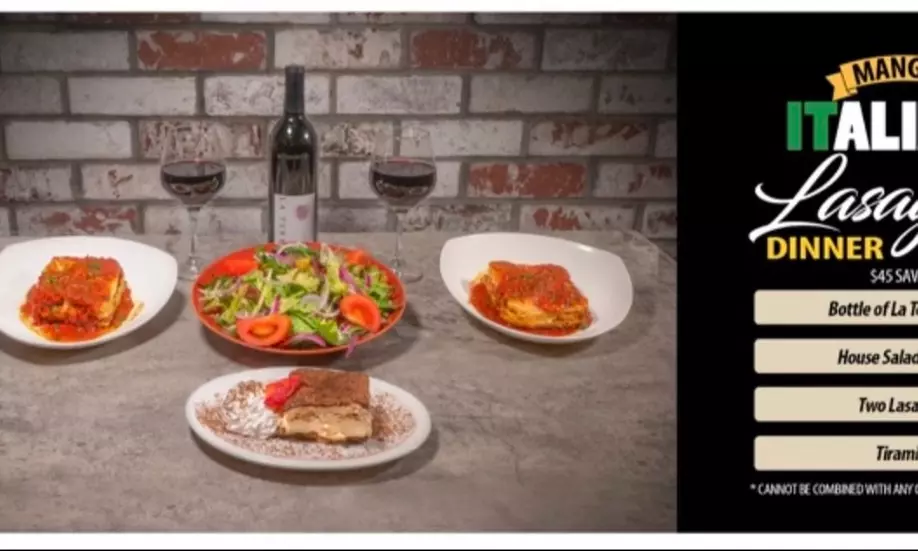 Up to 39% Off on Italian Cuisine at Mangia Italiano - Primary Image