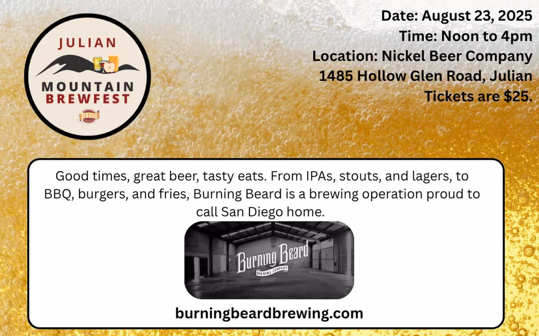 General Admission Ticket to Julian Mountain BrewFest
