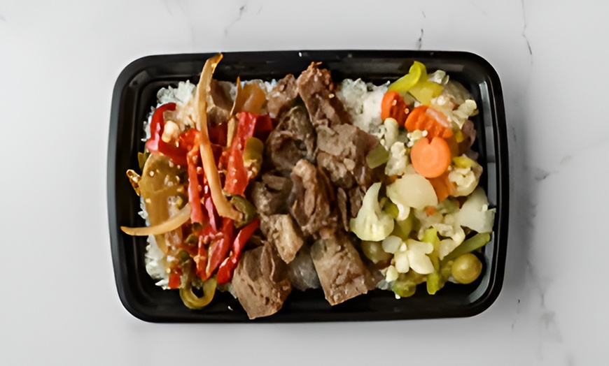 Image 6: Savor Southern-Asian Fusion Bento Bowls with Sweet Treats & Drinks