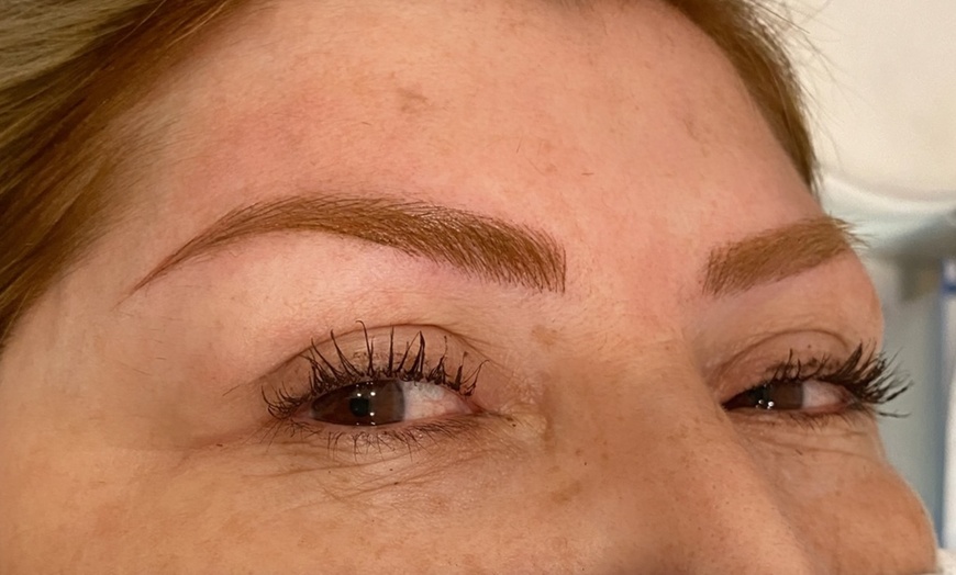 Image 3: Relax with an One Microblading Session with Optional One Touchup