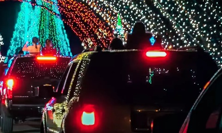 Admission for 1 Passenger Vehicle (up to 8 people) - The Wonderland Of Lights Auburndale, Florida 